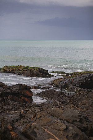 Middleton Point Rocks with a Little Storm Brewing