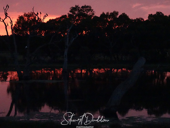 Currency Creek Overflow at Sunset 2