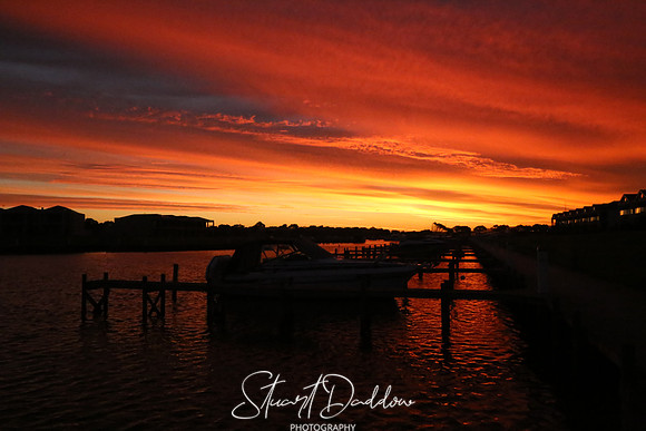 Hindmarsh Island Sunset - The Marina