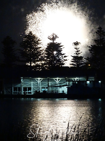Goolwa Fireworks over the P.S.Oscar W